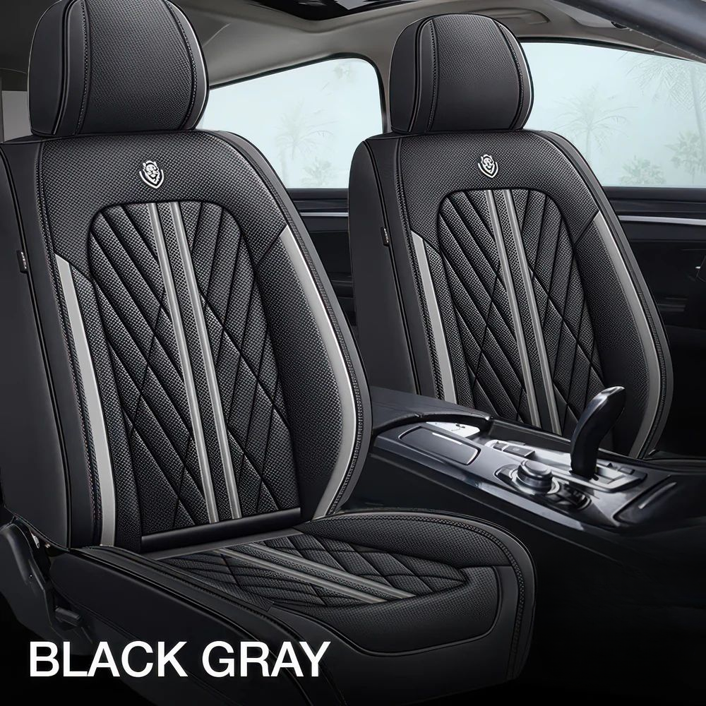 Black & Grey Comfort Guard Car Seat Covers