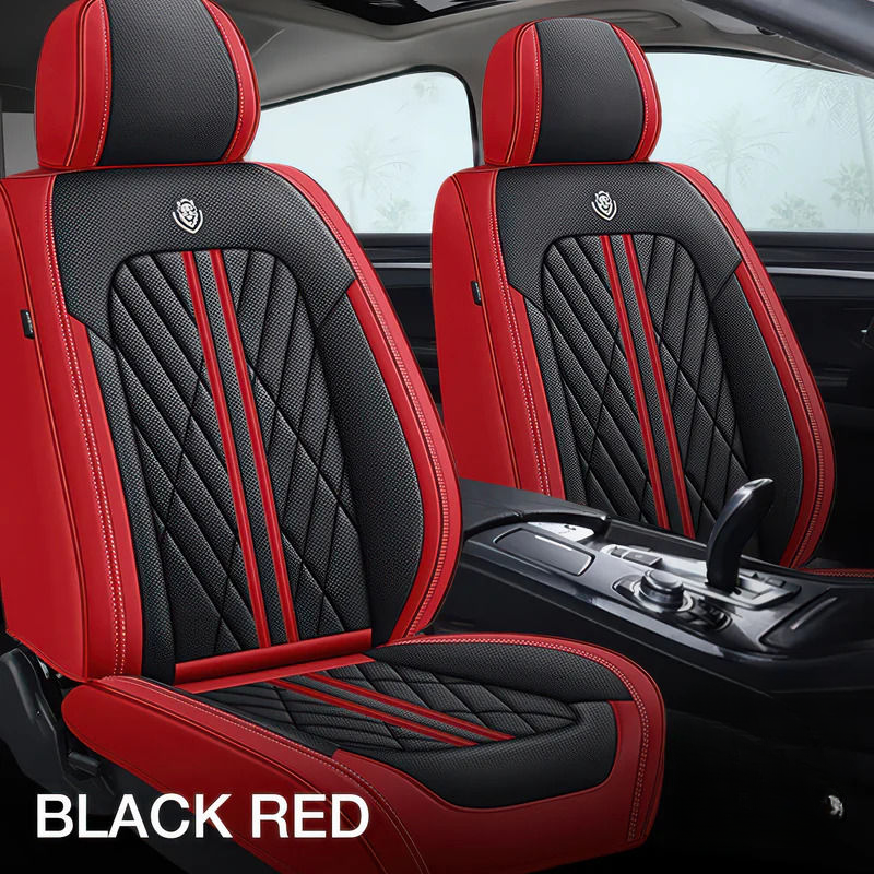 Red & Black Comfort Guard Car Seat Covers