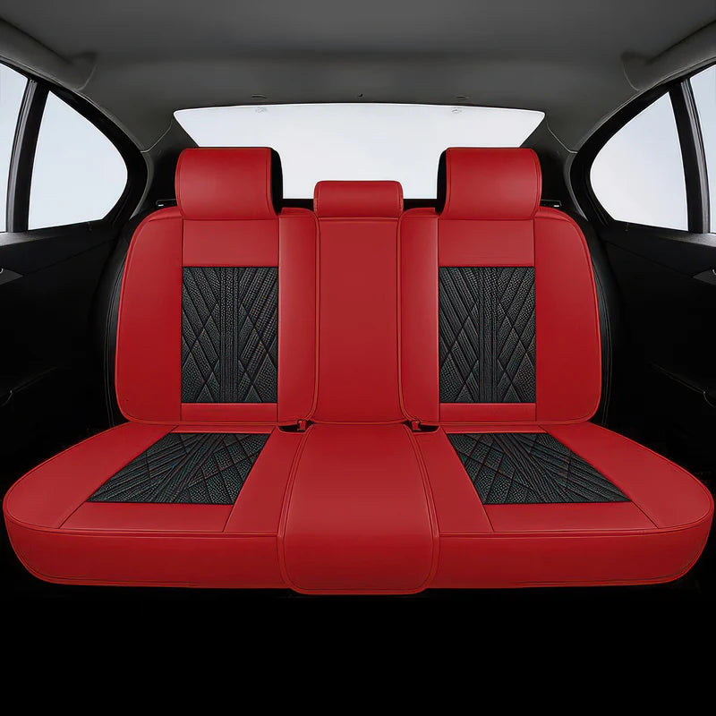 Red & Black Comfort Guard Car Seat Covers