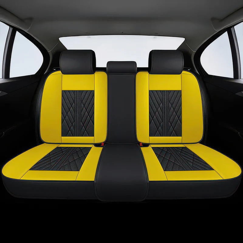 yellow & Black Comfort Guard Car Seat Covers