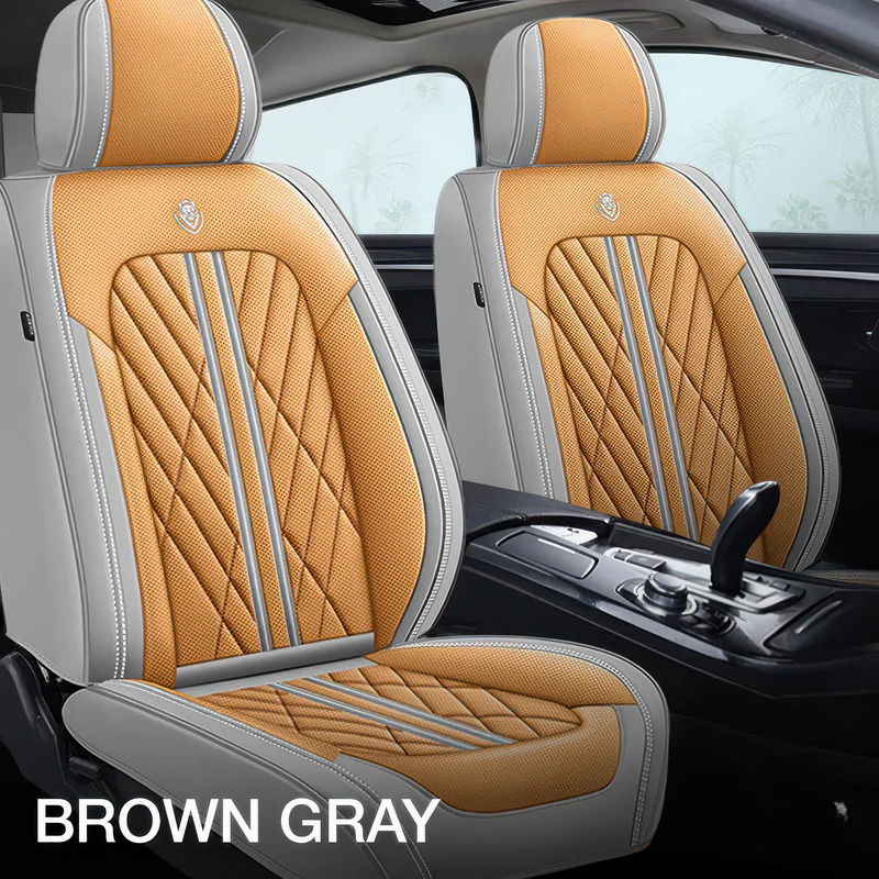 Orange & Grey Comfort Guard Car Seat Covers