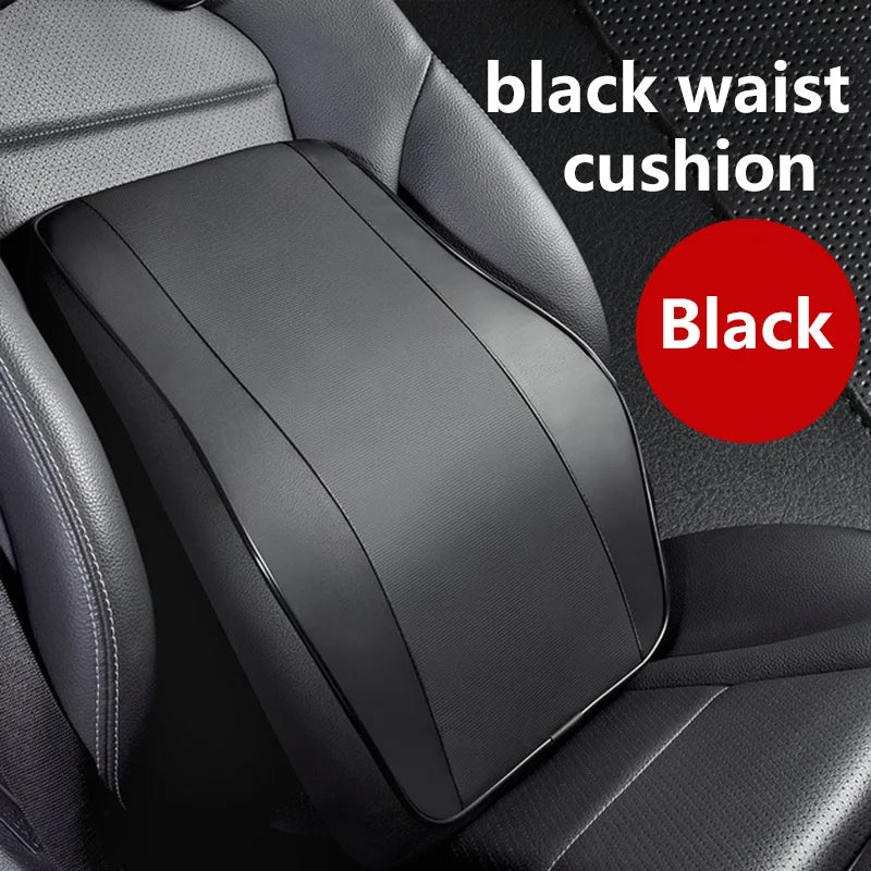 Universal Car Neck Pillow Headrest Neck Rest Head Support Cushion Car Supplies Breathable Memory Foam Car Lumbar Pillow