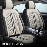 Beige and Black Comfort Guard Car Seat Covers