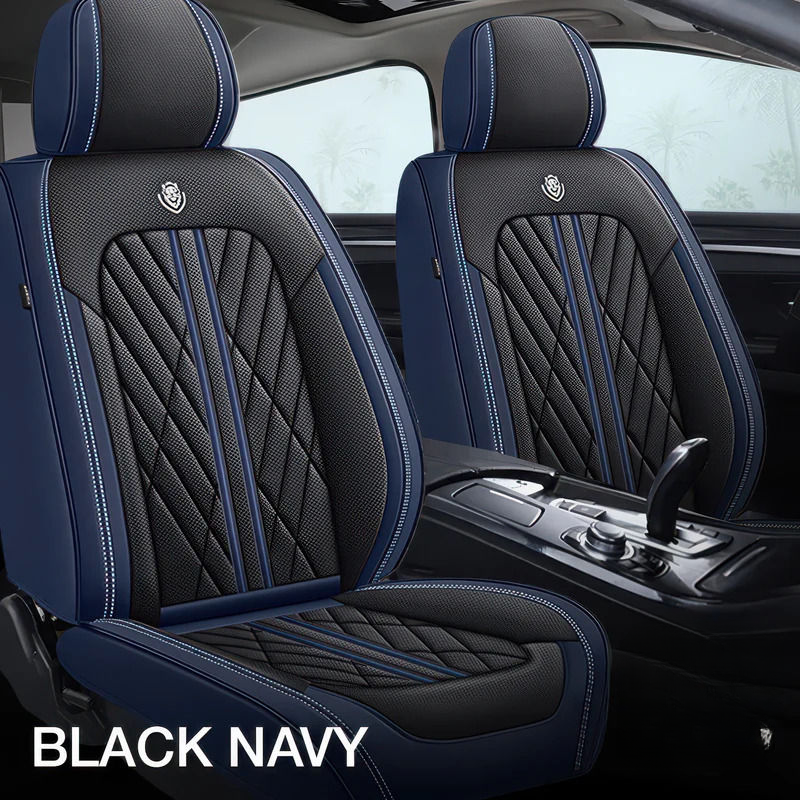 Black & Navy Comfort Guard Car Seat Covers