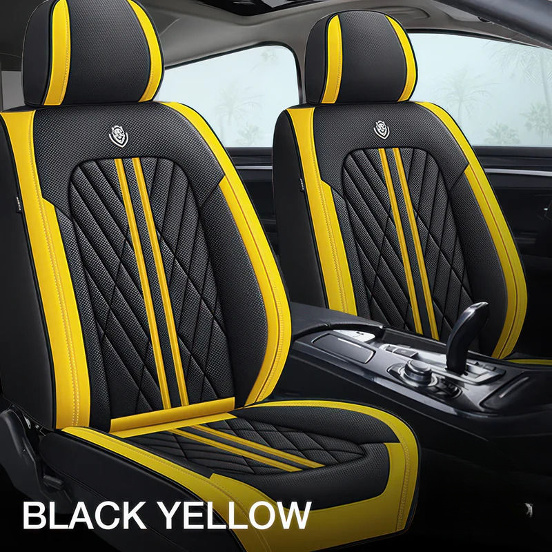 yellow & Black Comfort Guard Car Seat Covers