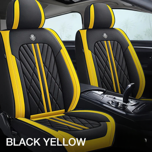 yellow & Black Comfort Guard Car Seat Covers