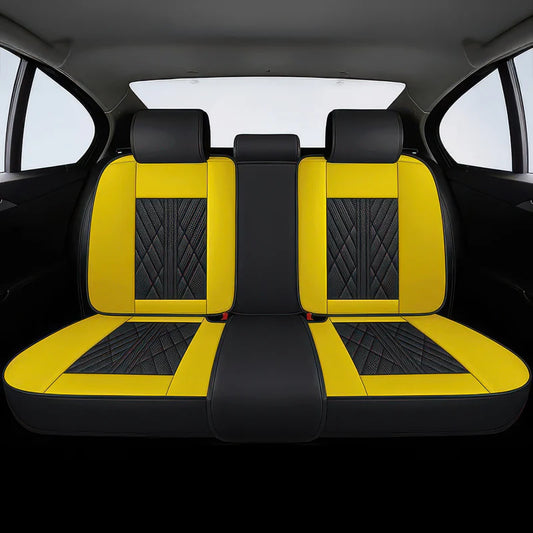yellow & Black Comfort Guard Car Seat Covers