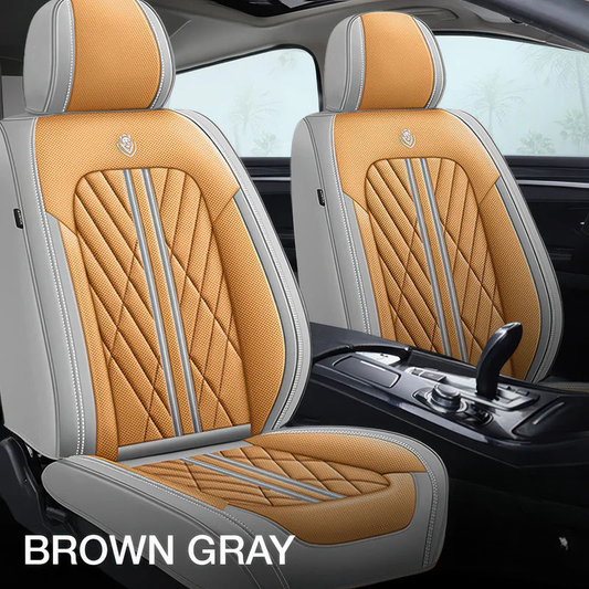 Brown & Grey Comfort Guard Car Seat Covers