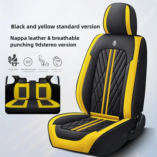 High Quality Skin Feel Leather Universal Car Seat Covers for Most Model Auto Accessories Car Seat Protector