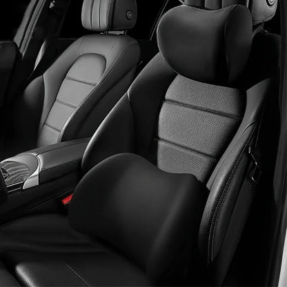 Car Neck Pillow Protector Memory Foam Auto Seat Headrest Pillow Soft Waist Cushion Car Neck Cushion Backrest Lumbar Support